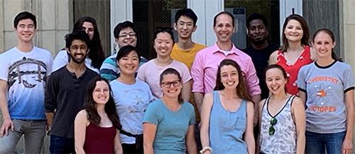 Kritzer Lab members in August 2019