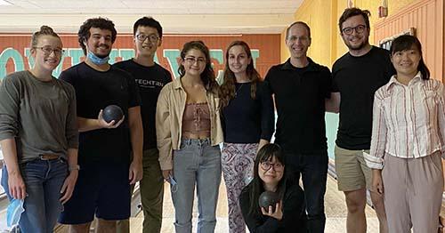 Kritzer Lab members at a 2021 retreat