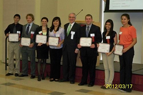 award recipients of a Poster/Elevator Speech Competition