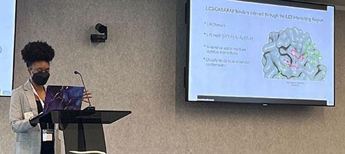 Imani McDonald gave a talk at 13th annual Boston Symposium on Organic and Bioorganic Chemistry